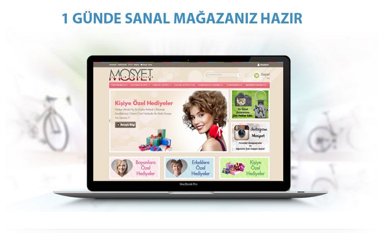 1 günde sanal magazanız hazır